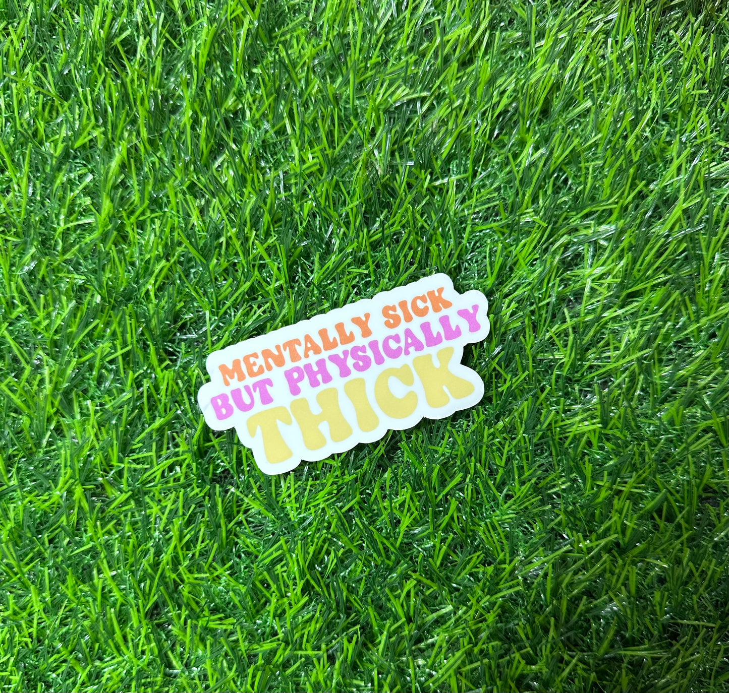 Mentally sick but physically thick (3")