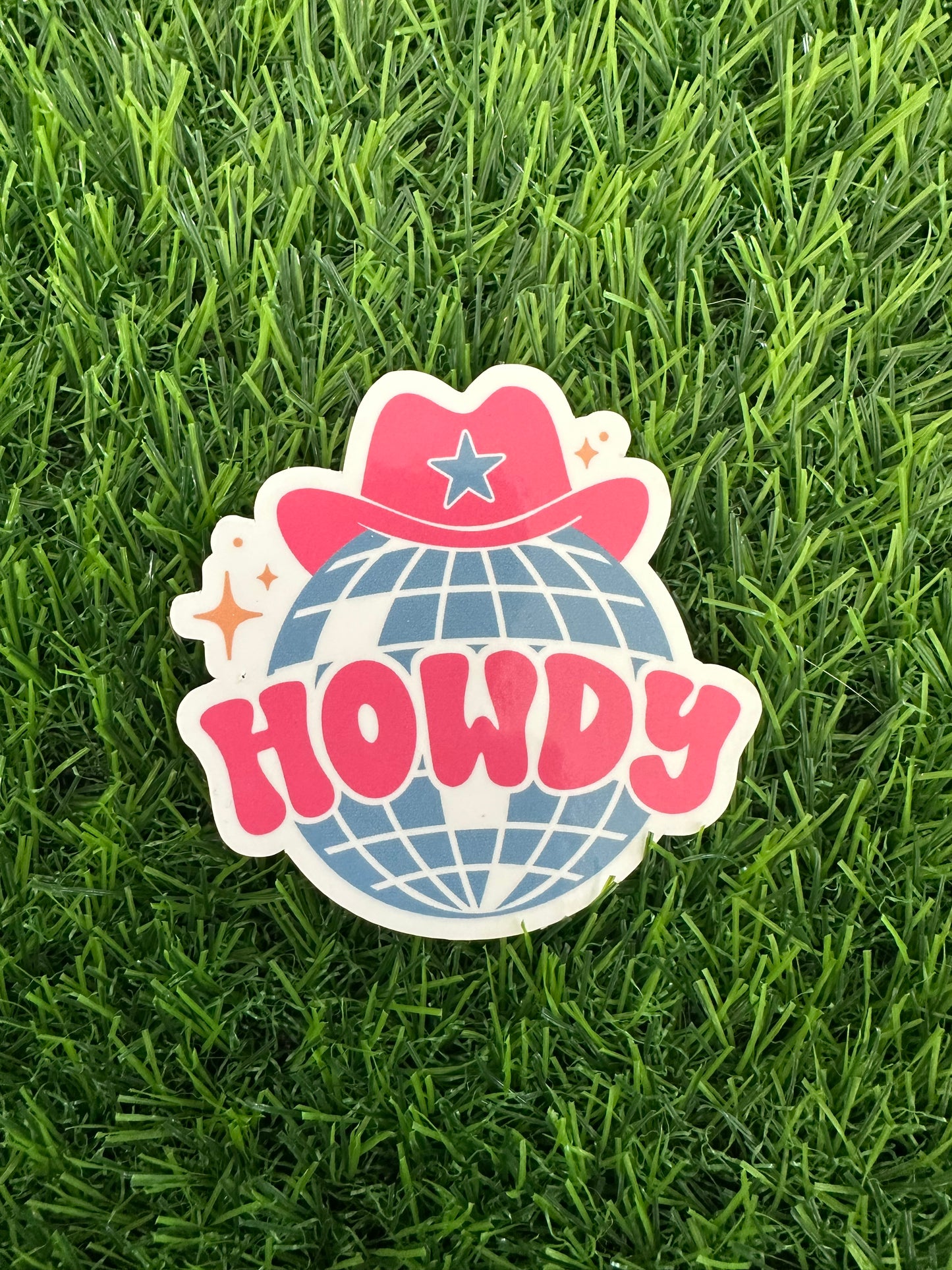 Howdy disco ball (3")