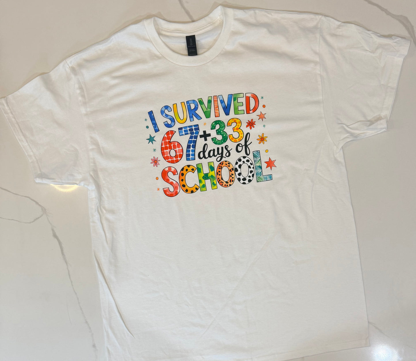 100 Days of School Tee