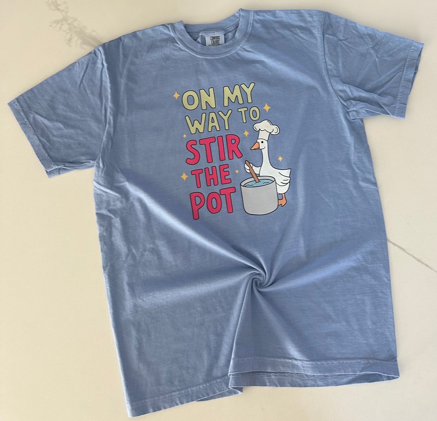 On my way to stir the pot Goose (Comfort Colors)