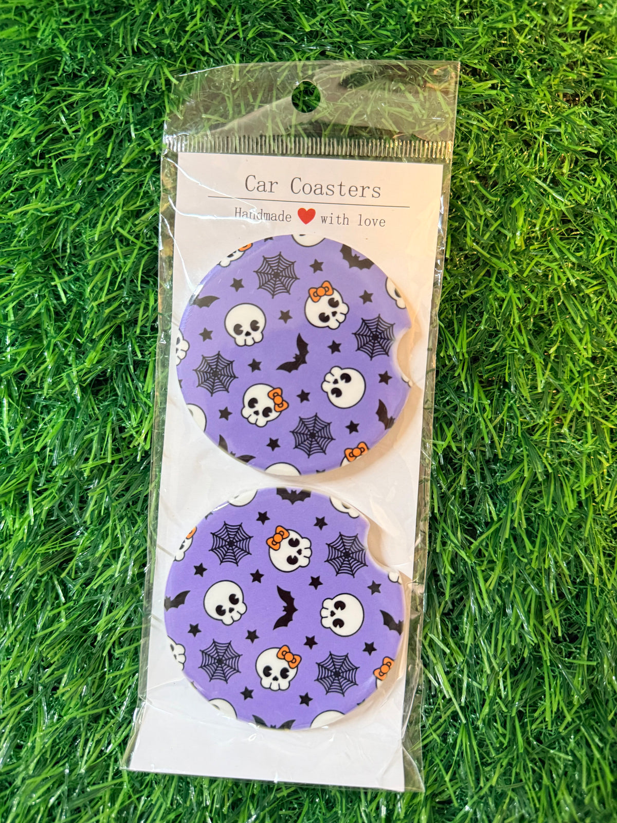 Cute Halloween Car Coasters