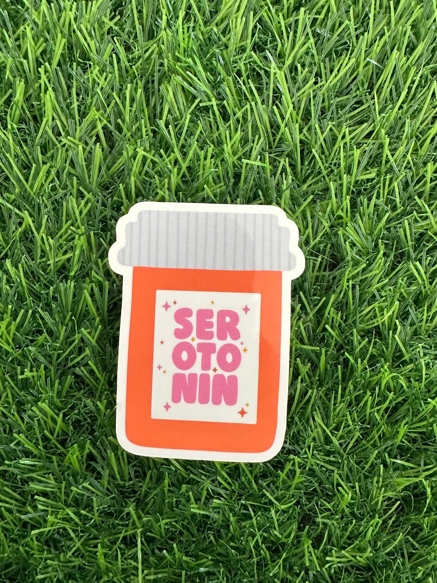 Serotonin Sticker (3")
