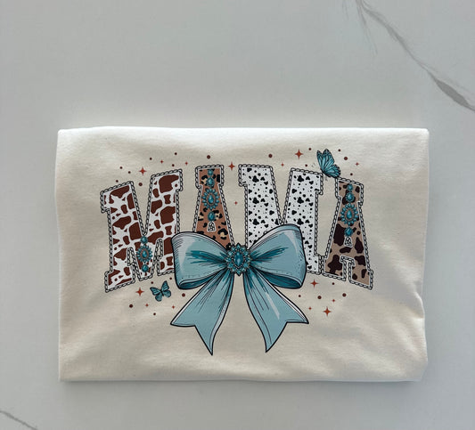 Turquoise Mama Tee