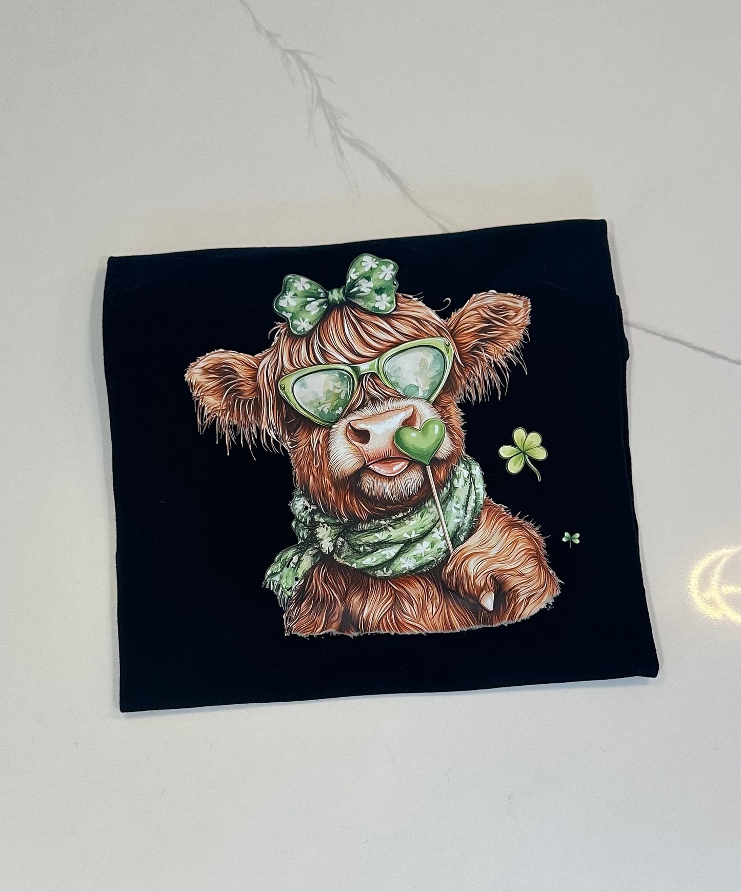 St Patty's Cow Tee