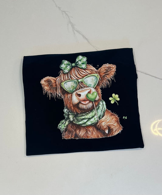 St Patty's Cow Tee