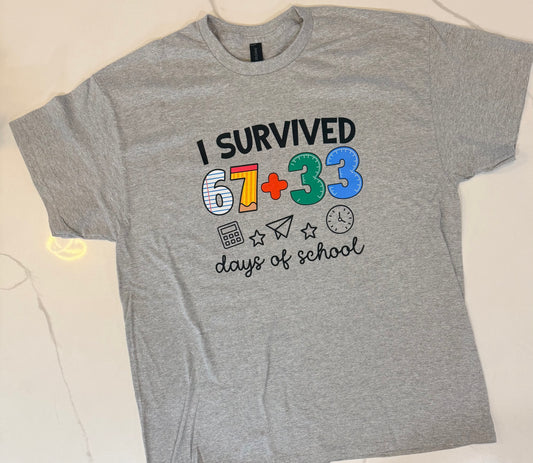 100 Days of School Tee