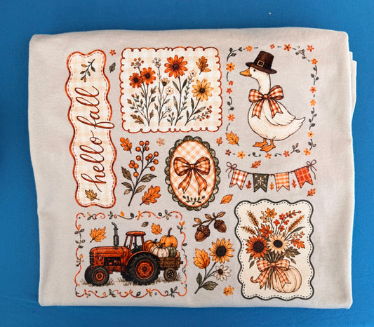 Vintage Fall Scene