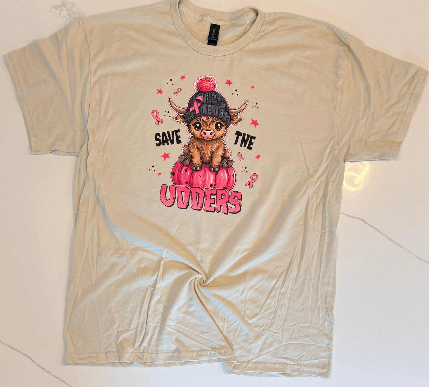 Save the udders Breast Cancer Tee