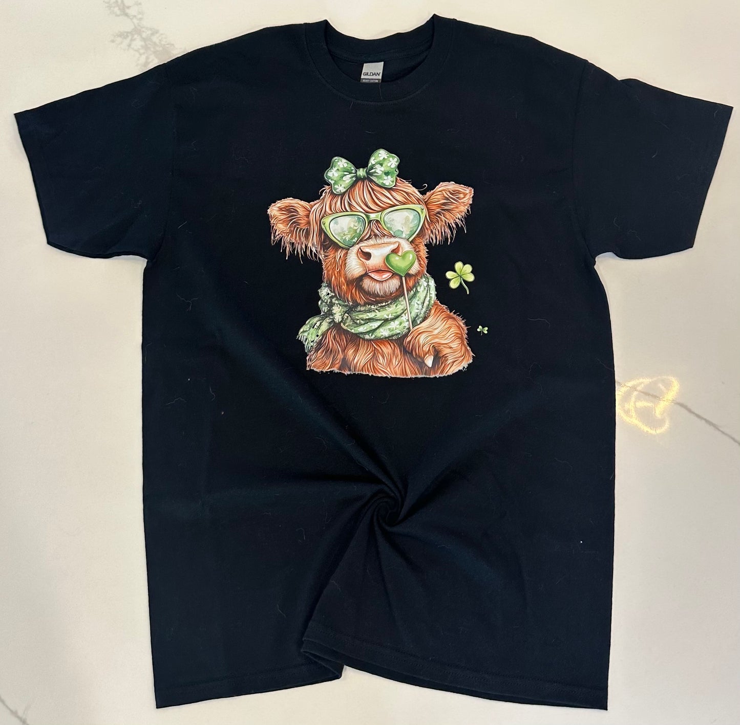 St Patty's Cow Tee