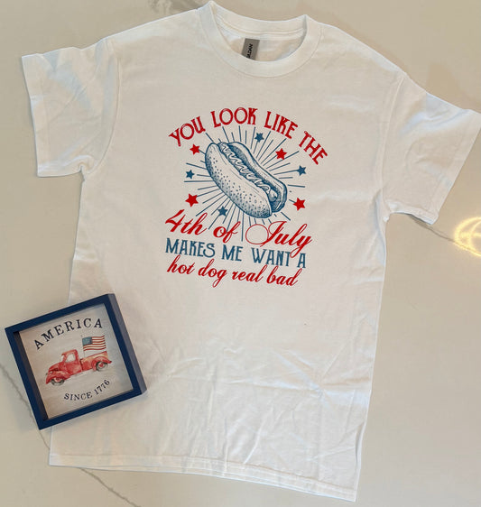 You look like the Fourth of July tee