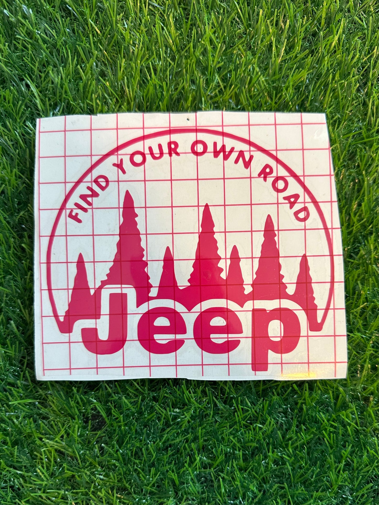 Find your own road Jeep 5"