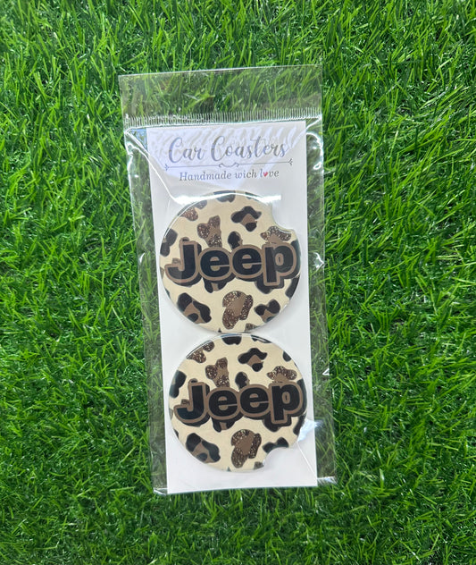 Cheetah Print Jeep