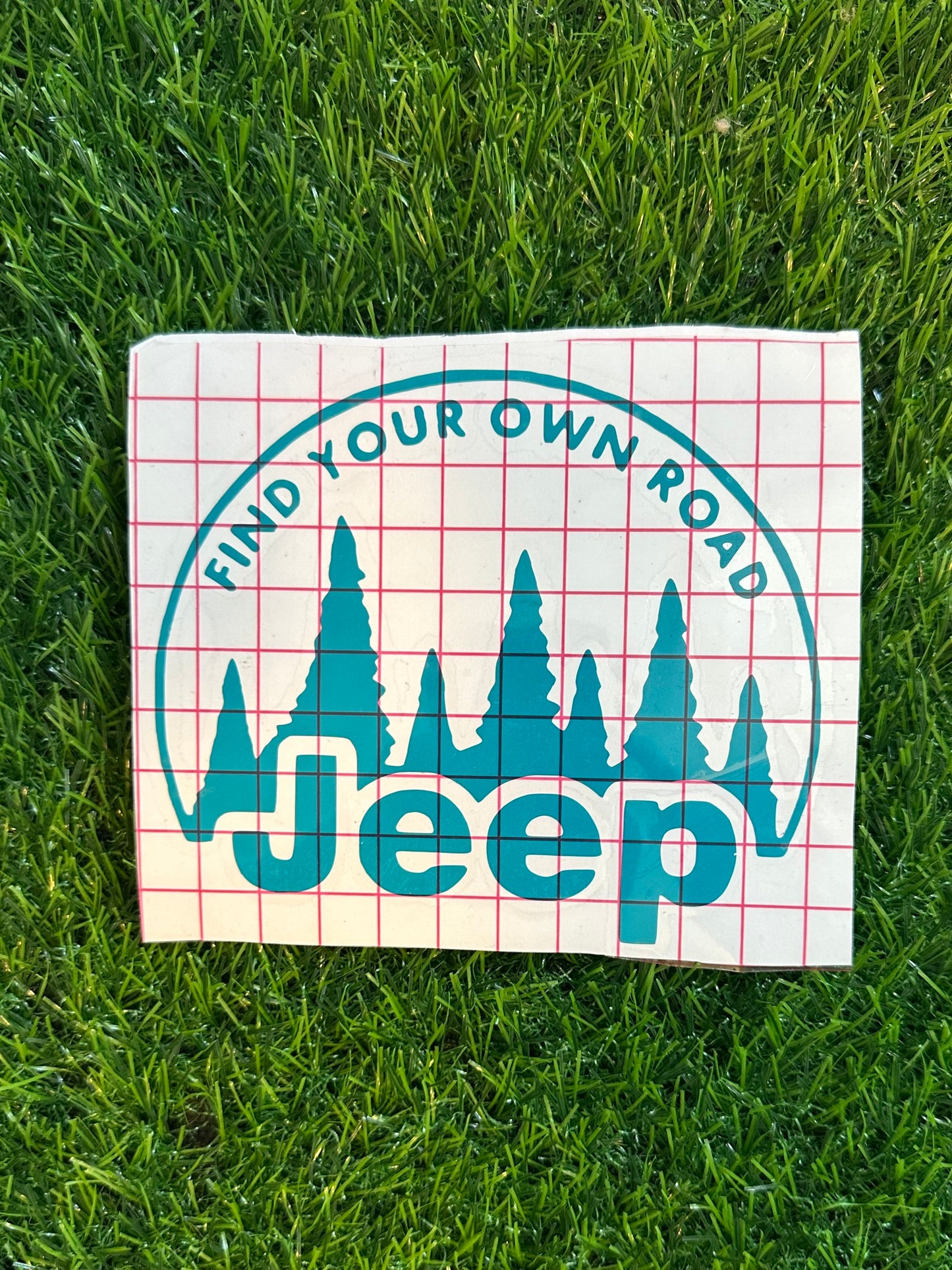 Find your own road Jeep 5"