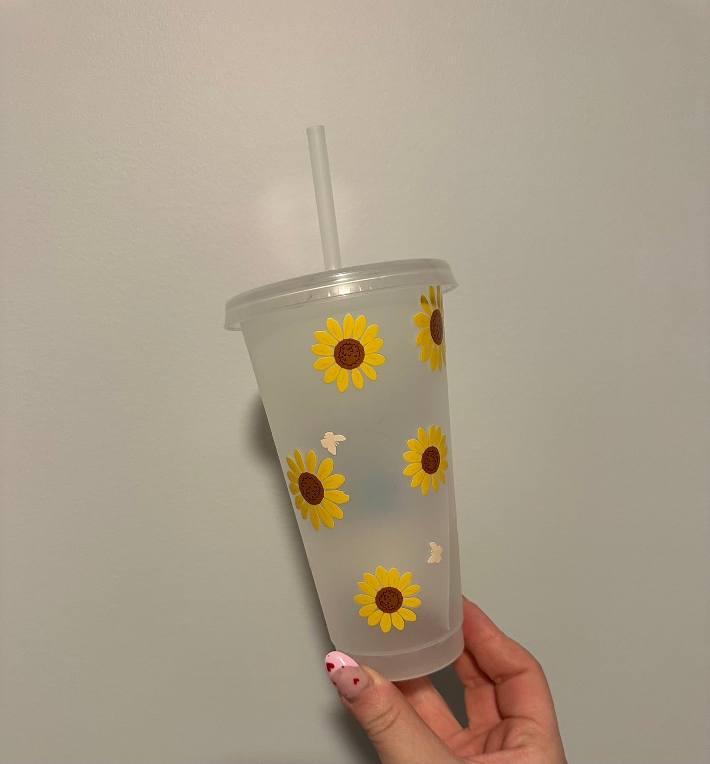 Sunflowers & Butterflies Plastic Cup