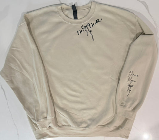 Mama w/ custom names Sweater