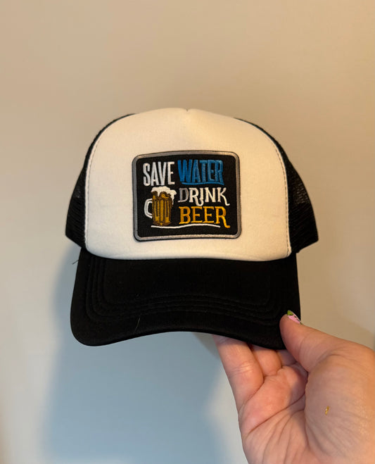 Save water drink beer hat (Adult)