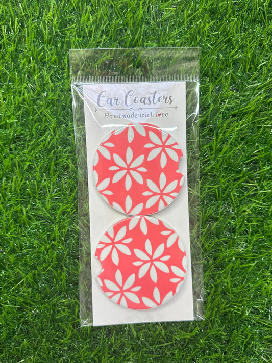 Pink flower cutout