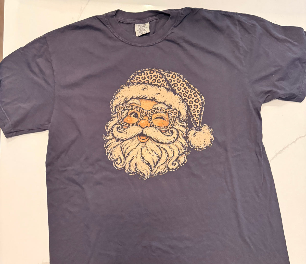 Cheetah Print Santa