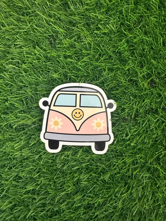 Retro Smiley Van (3")