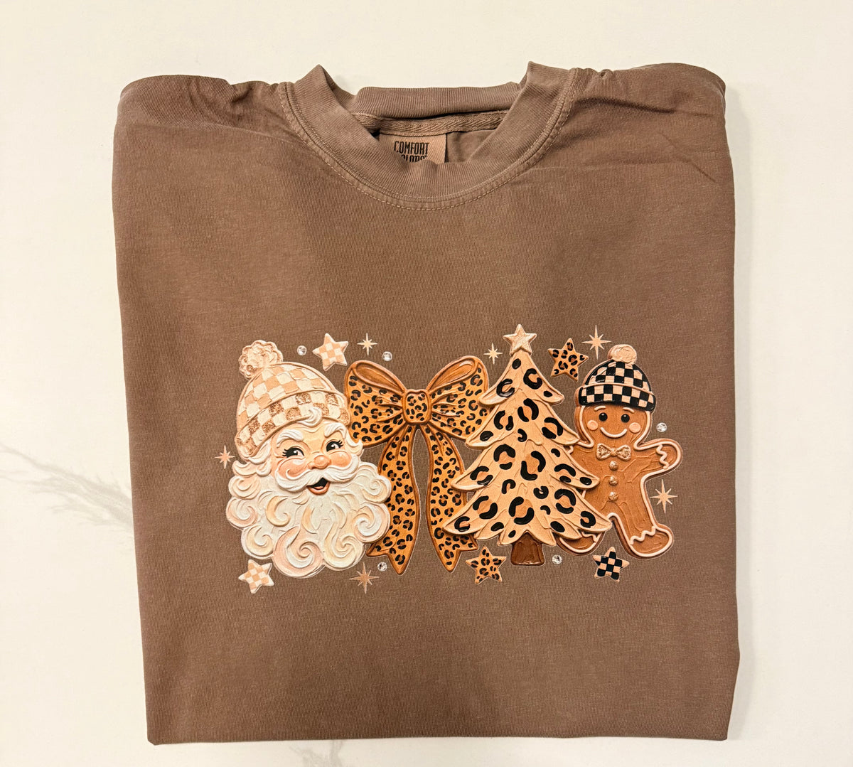 Cheetah Gingerbread/Santa