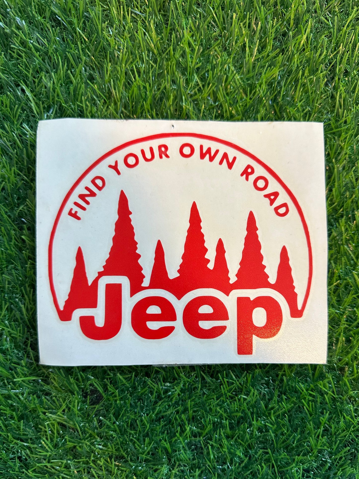 Find your own road Jeep 5"