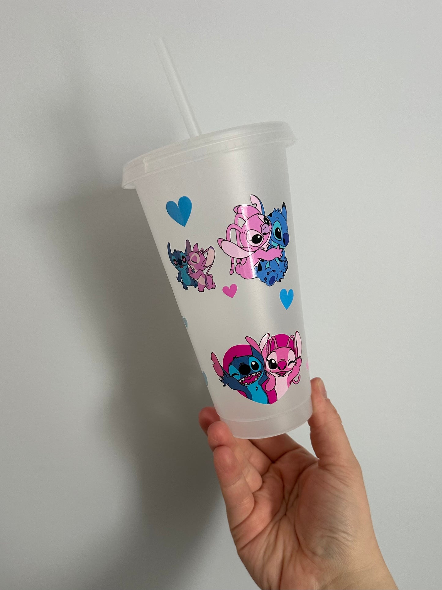 $titch & Hearts Plastic Cup