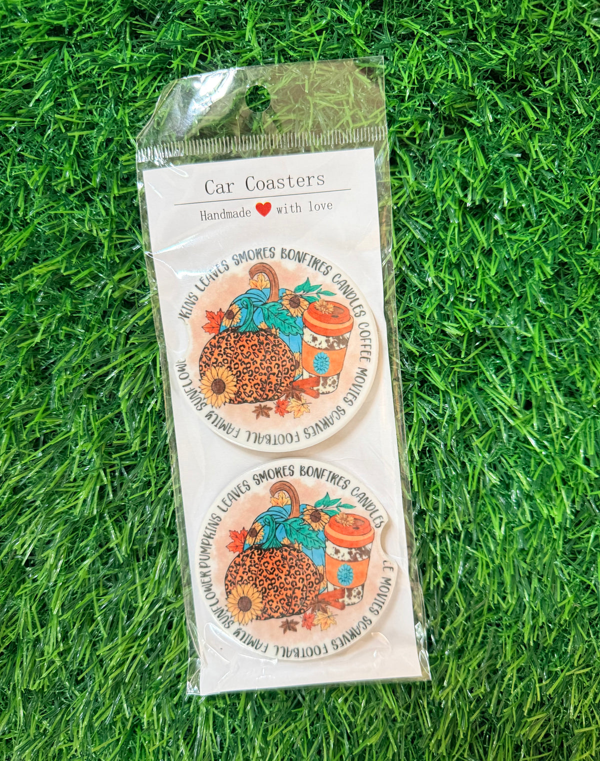 Fall Car Coasters