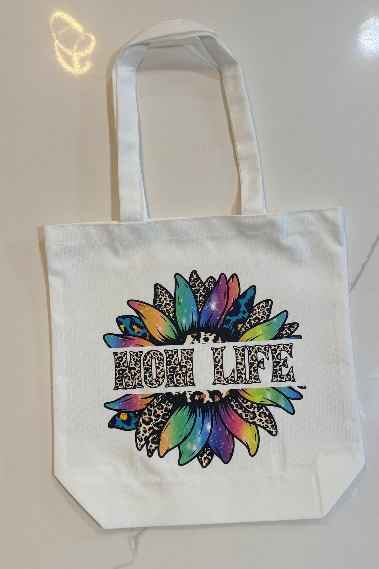 Mom Life Canvas Bag