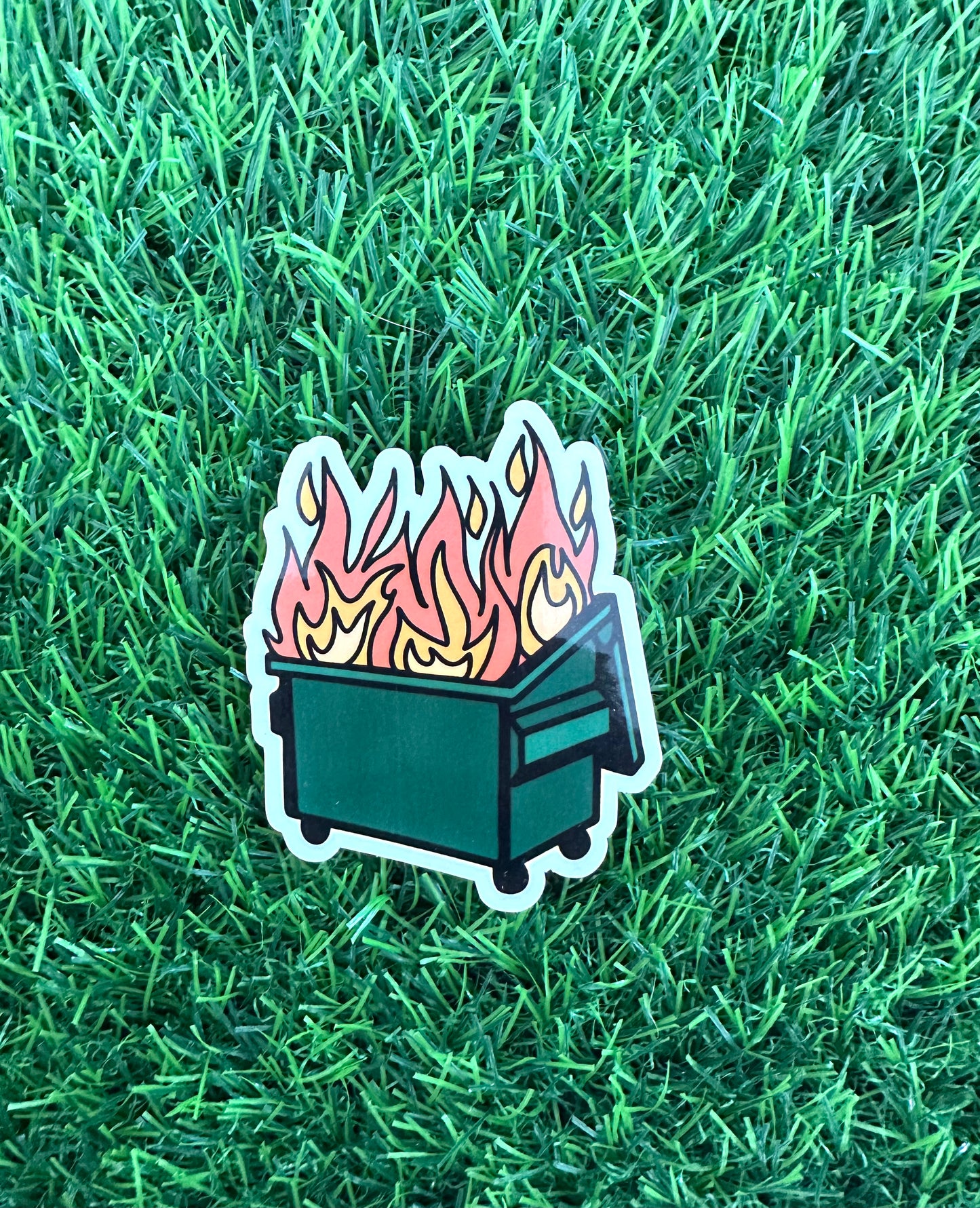 Dumpster fire (3")