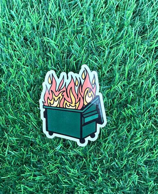Dumpster fire (3")