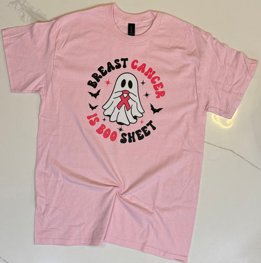 Breast Cancer is Boo Sheet Tee