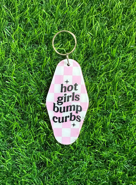 Hot girls bump curbs