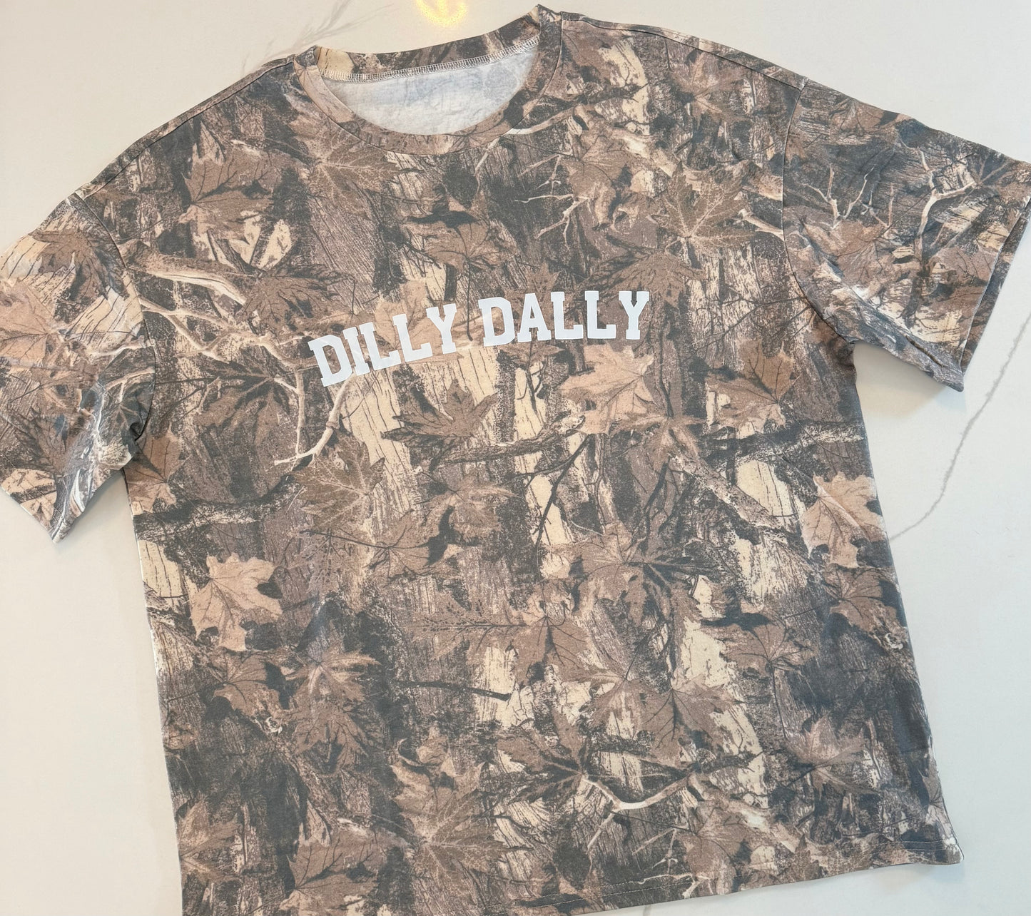 Dilly Dally Camo Tee