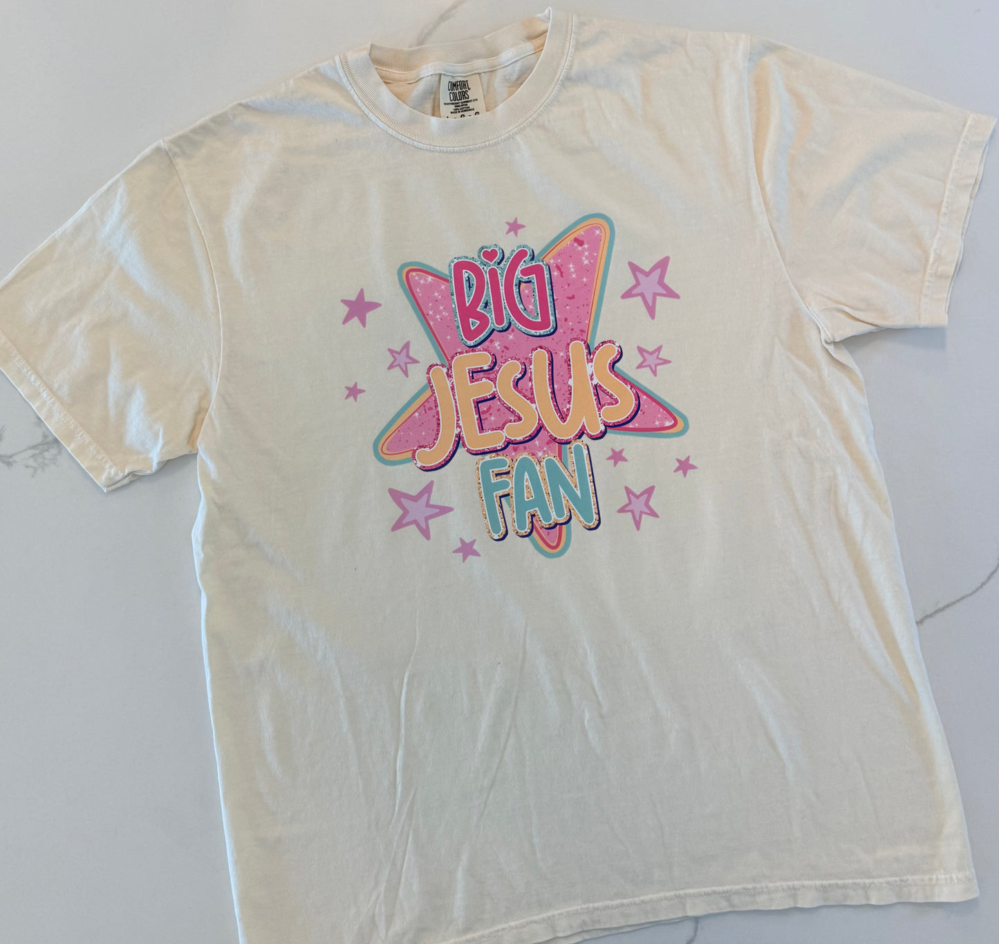 Big Jesus Fan Tee (Comfort Colors)