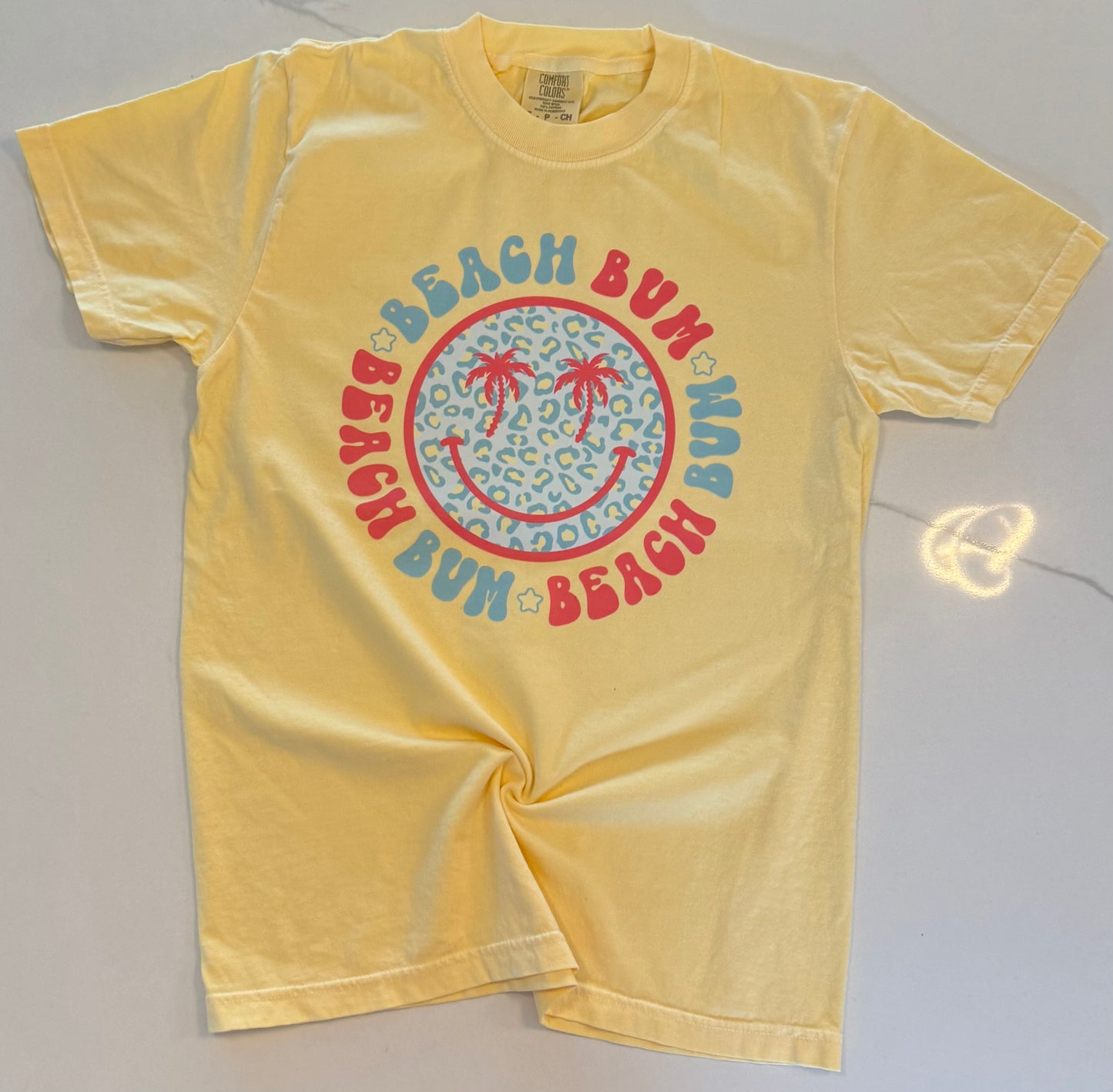 Beach bum smiley (Comfort Colors)