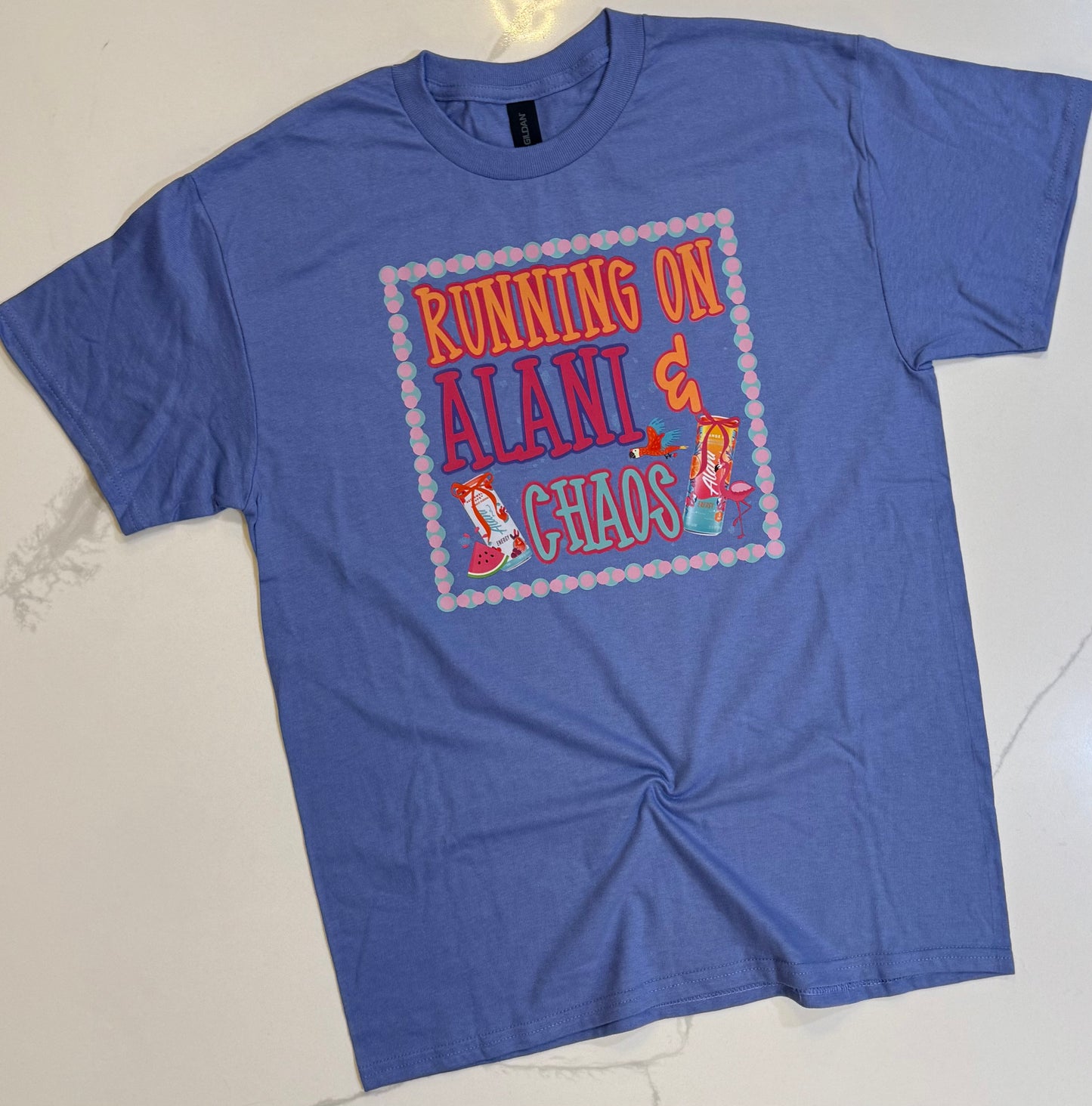 Running on alani & chaos tee