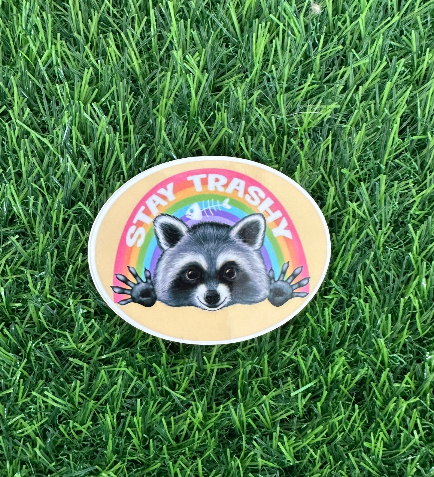 Stay trashy (3")