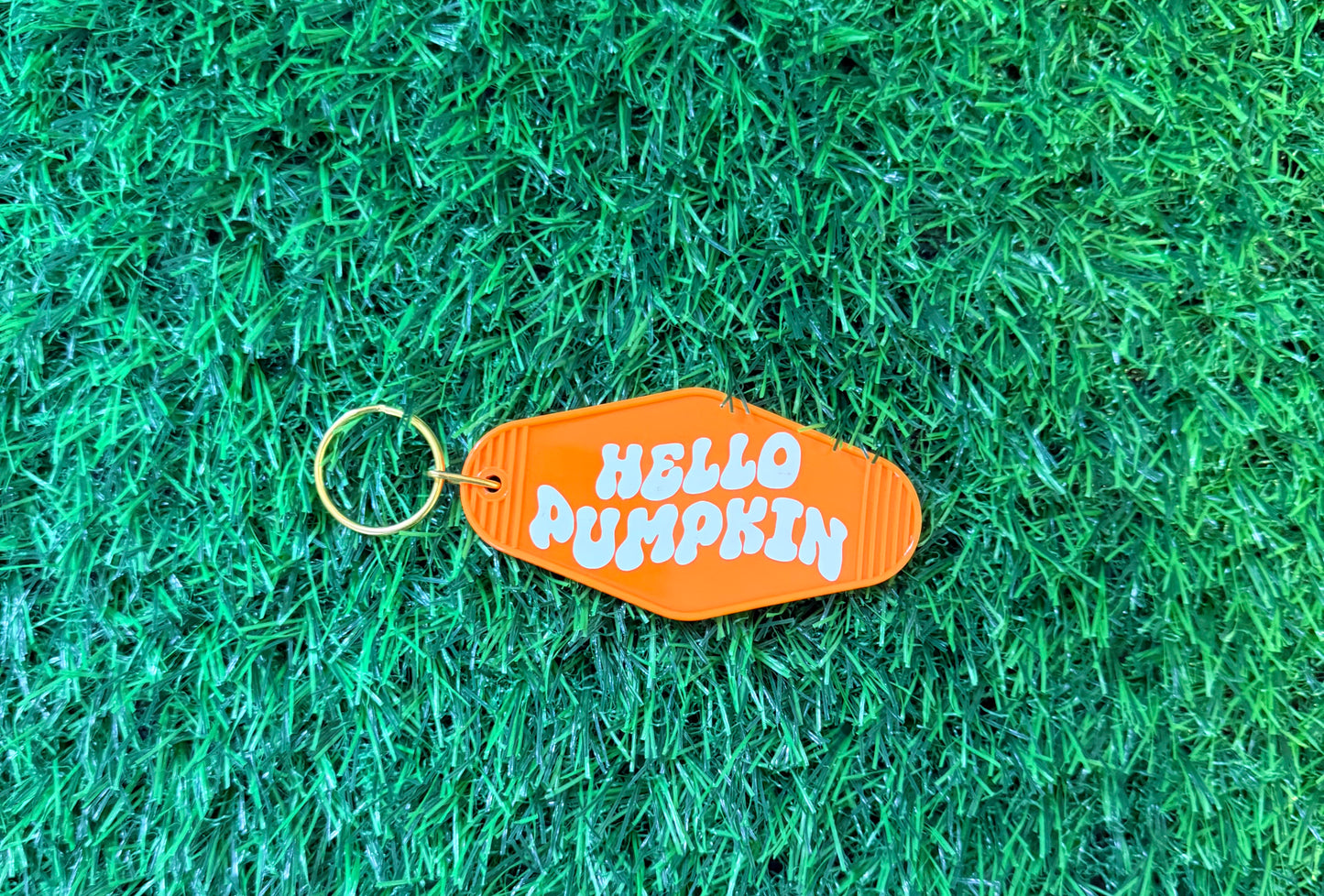 Hello Pumpkin Keychain