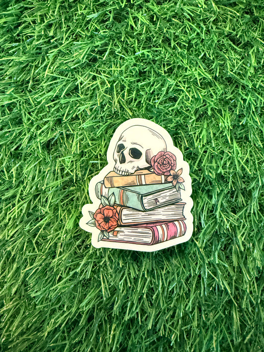 Skeleton w/ Books
