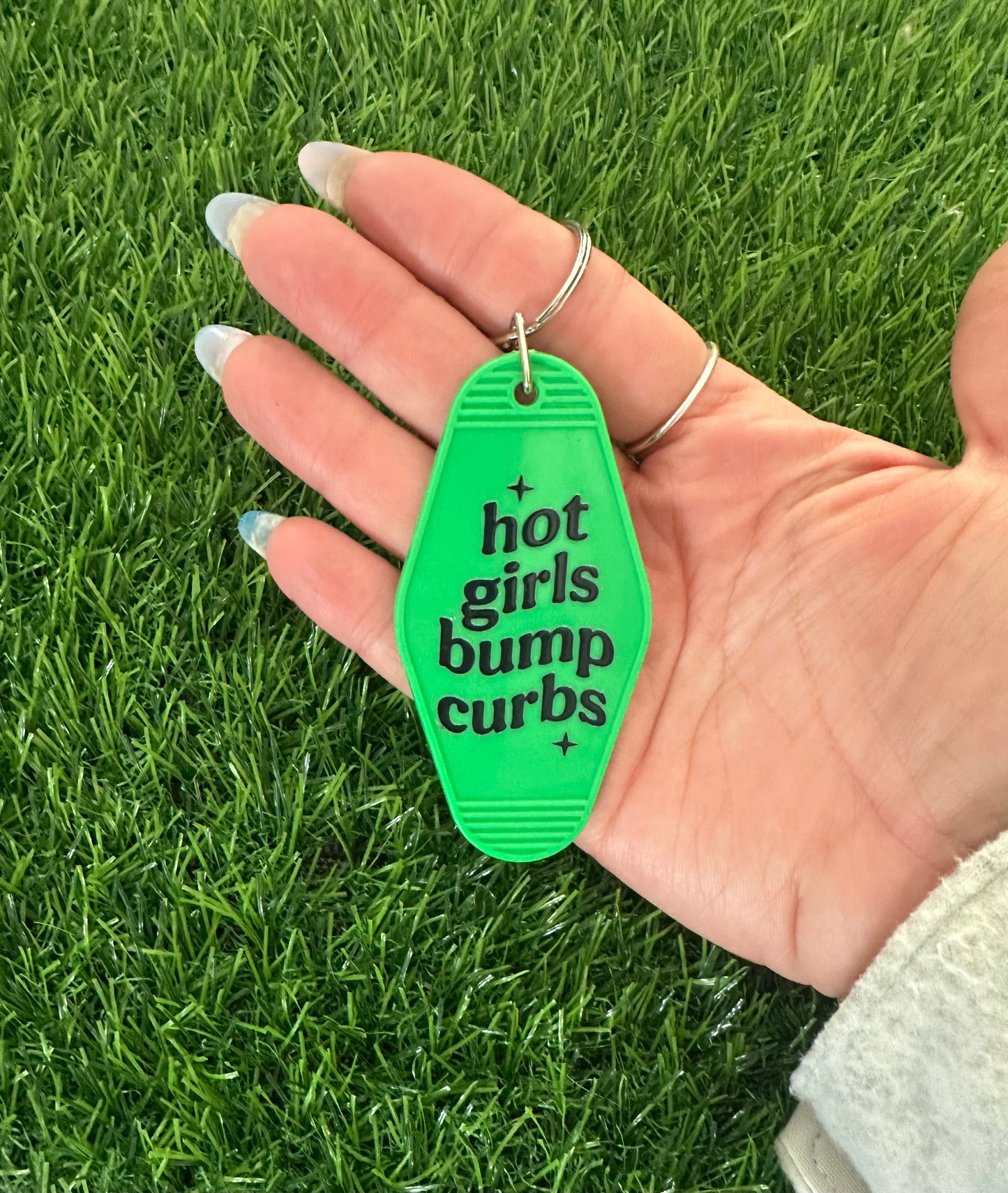 Hot girls bump curbs
