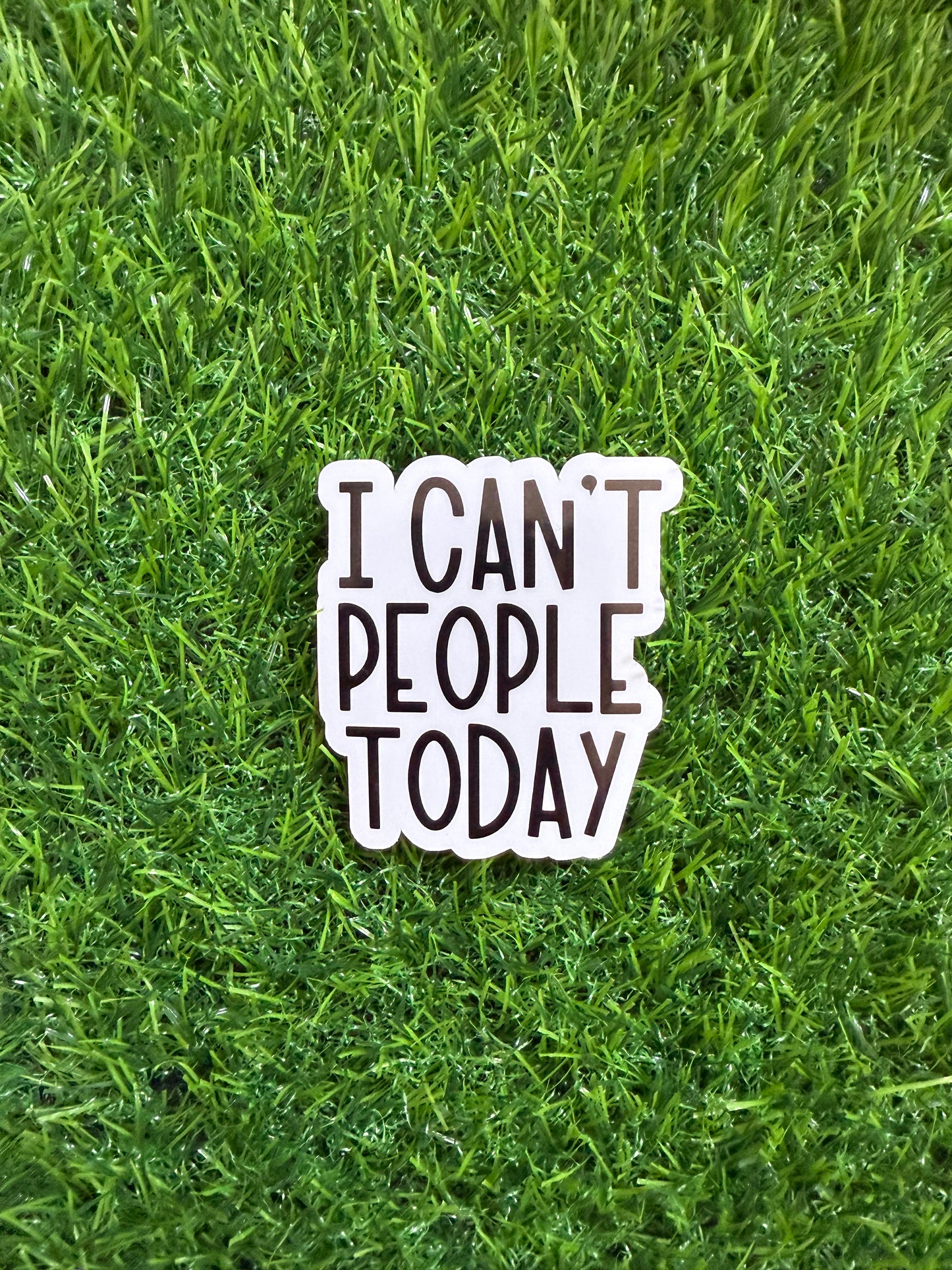 I cant people today (3")