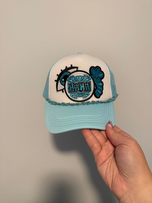 Mama turquoise hat (Adult)