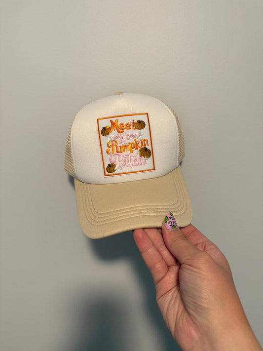 Meet me at the pumpkin patch hat (Adult)