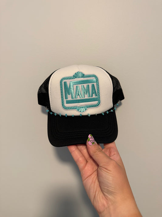 Turquoise Mama hat (Adult)